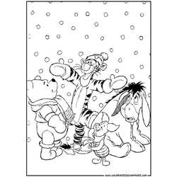 Dessin à colorier: Winnie l'Ourson (Films d'animation) #28747 - Coloriages à Imprimer Gratuits