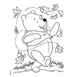 Dessin à colorier: Winnie l'Ourson (Films d'animation) #28818 - Coloriages à Imprimer Gratuits