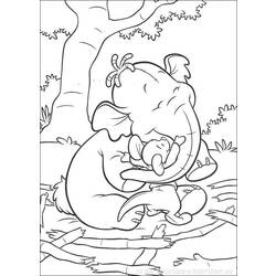 Dessin à colorier: Winnie l'Ourson (Films d'animation) #28838 - Coloriages à Imprimer Gratuits