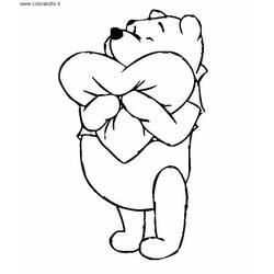 Dessin à colorier: Winnie l'Ourson (Films d'animation) #28907 - Coloriages à Imprimer Gratuits