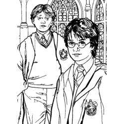Dessin à colorier: Harry Potter (Films) #69546 - Coloriages à Imprimer Gratuits