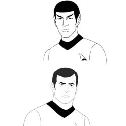 Dessin à colorier: Star Trek (Films) #70164 - Coloriages à Imprimer Gratuits