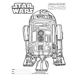 Dessin à colorier: Star Wars (Films) #70809 - Coloriages à Imprimer Gratuits
