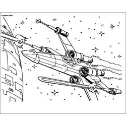 Dessin à colorier: Star Wars (Films) #70835 - Coloriages à Imprimer Gratuits