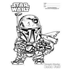 Dessin à colorier: Star Wars (Films) #70865 - Coloriages à Imprimer Gratuits