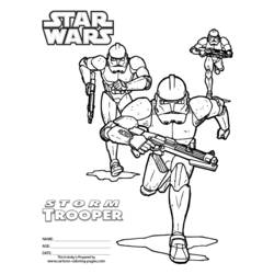Dessin à colorier: Star Wars (Films) #70873 - Coloriages à Imprimer Gratuits