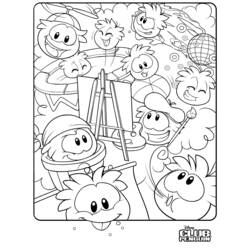 Dessin à colorier: Club Penguin (Jeux Vidéos) #170301 - Coloriages à Imprimer Gratuits