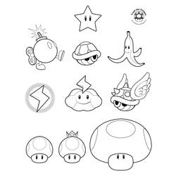 Dessin à colorier: Mario Bros (Jeux Vidéos) #112472 - Coloriages à Imprimer Gratuits