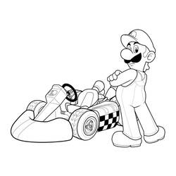 Dessin à colorier: Mario Bros (Jeux Vidéos) #112478 - Coloriages à Imprimer Gratuits