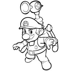 Dessin à colorier: Mario Bros (Jeux Vidéos) #112486 - Coloriages à Imprimer Gratuits