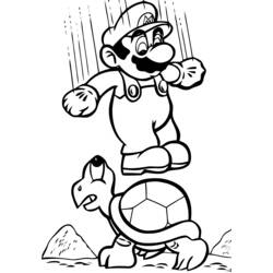 Dessin à colorier: Mario Bros (Jeux Vidéos) #112508 - Coloriages à Imprimer Gratuits