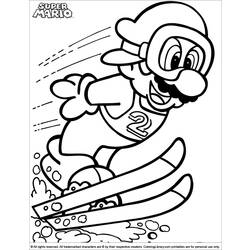 Dessin à colorier: Mario Bros (Jeux Vidéos) #112511 - Coloriages à Imprimer Gratuits