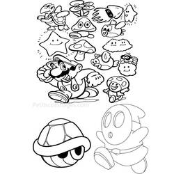 Dessin à colorier: Mario Bros (Jeux Vidéos) #112513 - Coloriages à Imprimer Gratuits