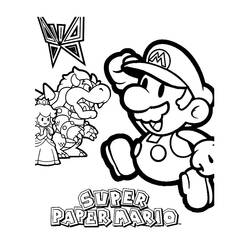 Dessin à colorier: Mario Bros (Jeux Vidéos) #112526 - Coloriages à Imprimer Gratuits