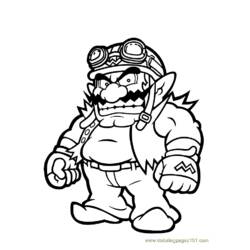 Dessin à colorier: Mario Bros (Jeux Vidéos) #112536 - Coloriages à Imprimer Gratuits