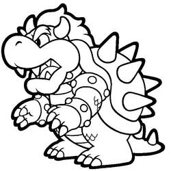 Dessin à colorier: Mario Bros (Jeux Vidéos) #112559 - Coloriages à Imprimer Gratuits