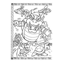 Dessin à colorier: Mario Bros (Jeux Vidéos) #112574 - Coloriages à Imprimer Gratuits