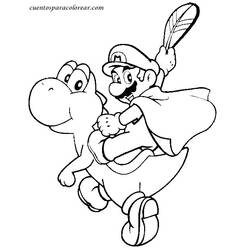 Dessin à colorier: Mario Bros (Jeux Vidéos) #112590 - Coloriages à Imprimer Gratuits