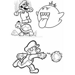 Dessin à colorier: Mario Bros (Jeux Vidéos) #112598 - Coloriages à Imprimer Gratuits