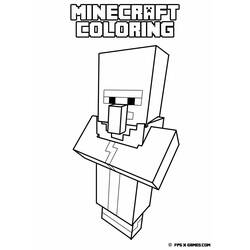 Dessin à colorier: Minecraft (Jeux Vidéos) #113762 - Coloriages à Imprimer Gratuits