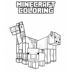 Dessin à colorier: Minecraft (Jeux Vidéos) #113780 - Coloriages à Imprimer Gratuits
