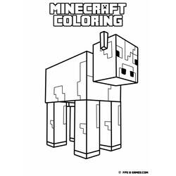 Dessin à colorier: Minecraft (Jeux Vidéos) #113782 - Coloriages à Imprimer Gratuits