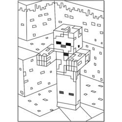 Dessin à colorier: Minecraft (Jeux Vidéos) #113786 - Coloriages à Imprimer Gratuits