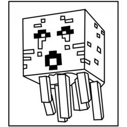 Dessin à colorier: Minecraft (Jeux Vidéos) #113810 - Coloriages à Imprimer Gratuits
