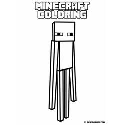 Dessin à colorier: Minecraft (Jeux Vidéos) #113876 - Coloriages à Imprimer Gratuits