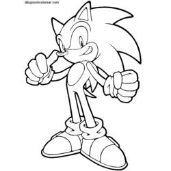 Dessin à colorier: Sonic (Jeux Vidéos) #153831 - Coloriages à Imprimer Gratuits