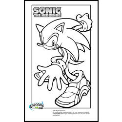 Dessin à colorier: Sonic (Jeux Vidéos) #153835 - Coloriages à Imprimer Gratuits