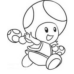 Dessin à colorier: Super Mario Bros (Jeux Vidéos) #153638 - Coloriages à Imprimer Gratuits