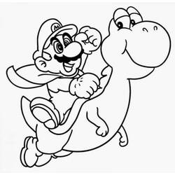 Dessin à colorier: Super Mario Bros (Jeux Vidéos) #153719 - Coloriages à Imprimer Gratuits
