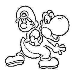 Dessin à colorier: Super Mario Bros (Jeux Vidéos) #153723 - Coloriages à Imprimer Gratuits