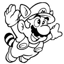 Dessin à colorier: Super Mario Bros (Jeux Vidéos) #153756 - Coloriages à Imprimer Gratuits