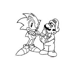 Dessin à colorier: Super Mario Bros (Jeux Vidéos) #153770 - Coloriages à Imprimer Gratuits