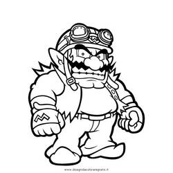 Dessin à colorier: Super Mario Bros (Jeux Vidéos) #153781 - Coloriages à Imprimer Gratuits
