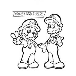Dessin à colorier: Super Mario Bros (Jeux Vidéos) #153801 - Coloriages à Imprimer Gratuits