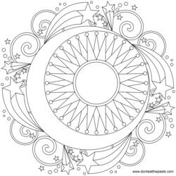 Dessin à colorier: Mandalas (Mandalas) #22910 - Coloriages à Imprimer Gratuits