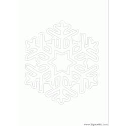 Dessin à colorier: Mandalas Flocon (Mandalas) #117618 - Coloriages à Imprimer Gratuits