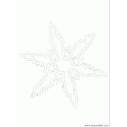 Dessin à colorier: Mandalas Flocon (Mandalas) #117704 - Coloriages à Imprimer Gratuits