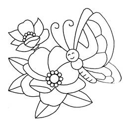 Dessin à colorier: Mandalas Papillon (Mandalas) #117421 - Coloriages à Imprimer Gratuits