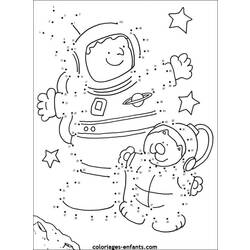 Dessin à colorier: Astronaute (Métiers et Professions) #87703 - Coloriages à Imprimer Gratuits