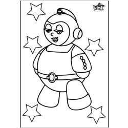 Dessin à colorier: Astronaute (Métiers et Professions) #87910 - Coloriages à Imprimer Gratuits