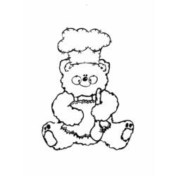 Dessin à colorier: Cuisinier / Cuisinière (Métiers et Professions) #91788 - Coloriages à Imprimer Gratuits