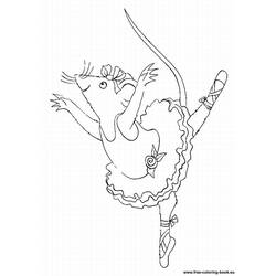 Dessin à colorier: Danseur / Danseuse (Métiers et Professions) #92336 - Coloriages à Imprimer Gratuits