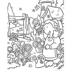 Dessin à colorier: Jardinier (Métiers et Professions) #98770 - Coloriages à Imprimer Gratuits
