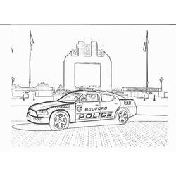 Dessin à colorier: Policier (Métiers et Professions) #105440 - Coloriages à Imprimer Gratuits