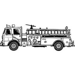 Dessin à colorier: Pompier (Métiers et Professions) #105722 - Coloriages à Imprimer Gratuits