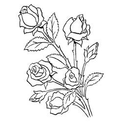 Dessin à colorier: Bouquet de fleurs (Nature) #160740 - Coloriages à Imprimer Gratuits